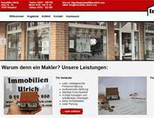 Tablet Screenshot of immobilien-ulrich.com